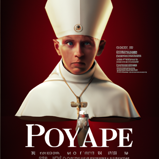 פוסטר פרסומי של האפיפיור הצעיר עם הדמות הראשית