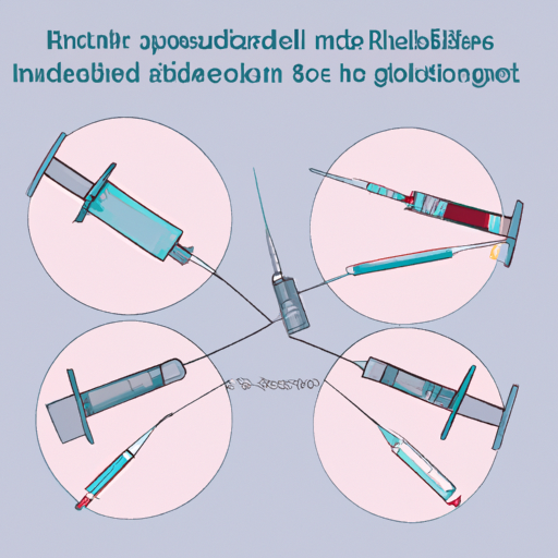 An infographic illustrating various applications of needleless injections in the medical field