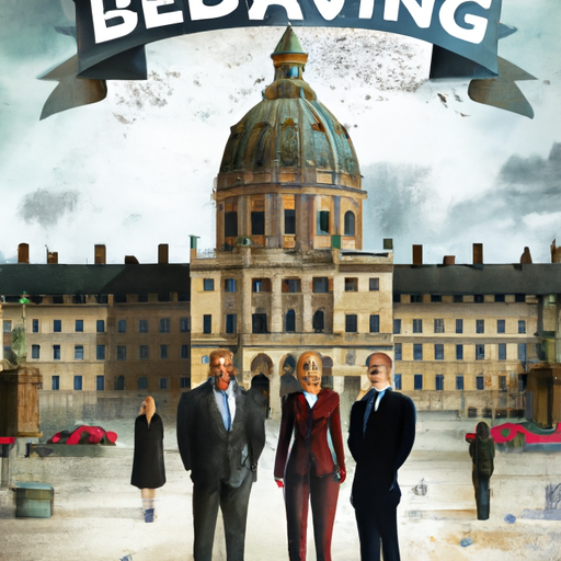 1. כרזת קידום מכירות של 'Borgen The Government' בהשתתפות הדמויות הראשיות מול בניין הפרלמנט הדני.